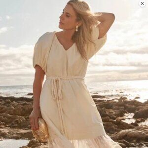 Tuckernuck x Studio McGee Cream Cotton Lace Juniper Dress L NWT